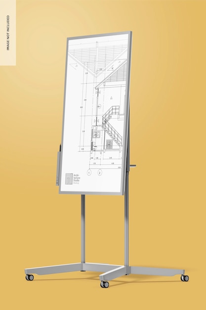 PSD widok z lewej strony makiety płyty architektonicznej