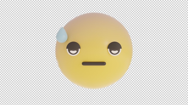 Widok Z Przodu Zmęczony 1 Emoji Png