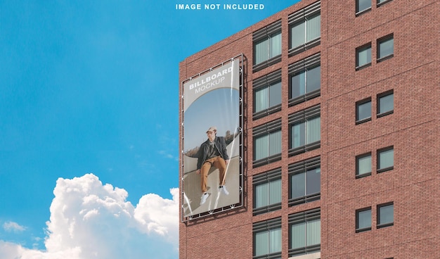 Wielki model billboardu psd