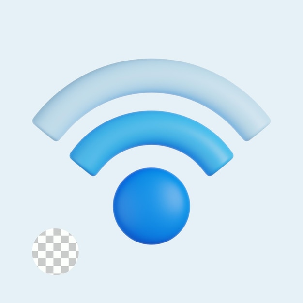 PSD wi-fi3dアイコン