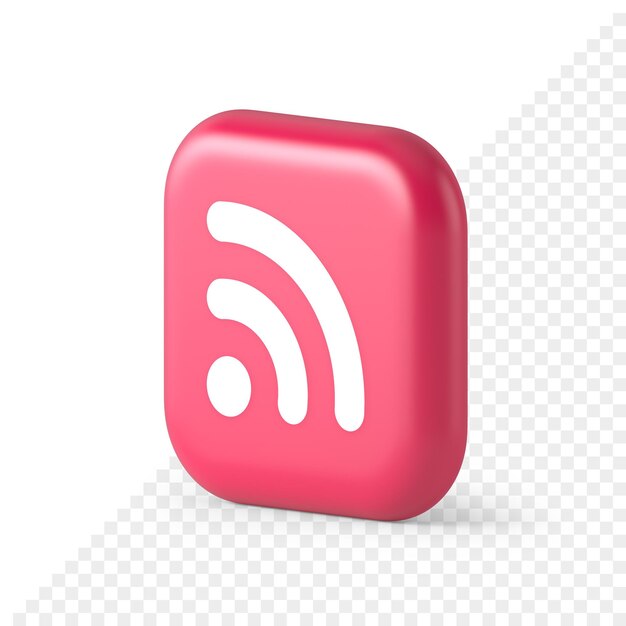 Wifi dostępny przycisk dostępu sygnał bezprzewodowego połączenia z internetem 3d realistyczna ikona izometryczna