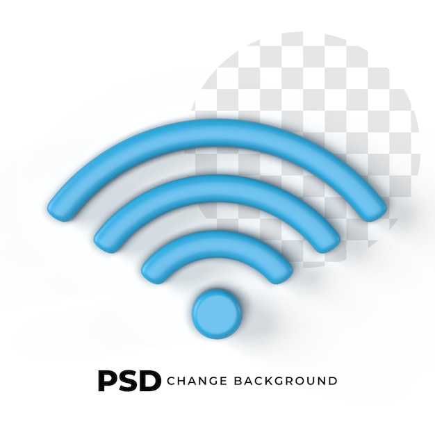 wifi draadloos pictogram teken psd