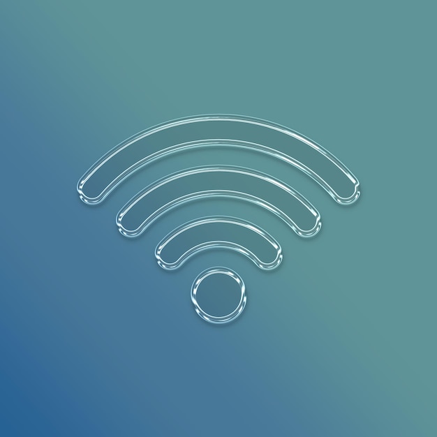 PSD wifi-icoonglas-effect