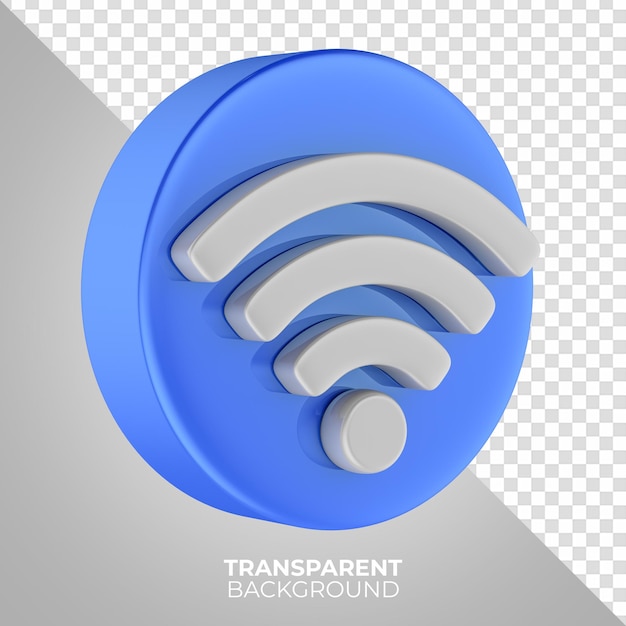 wifi-pictogram blauw wit links