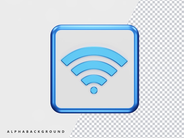 Wifi pictogram transparant element