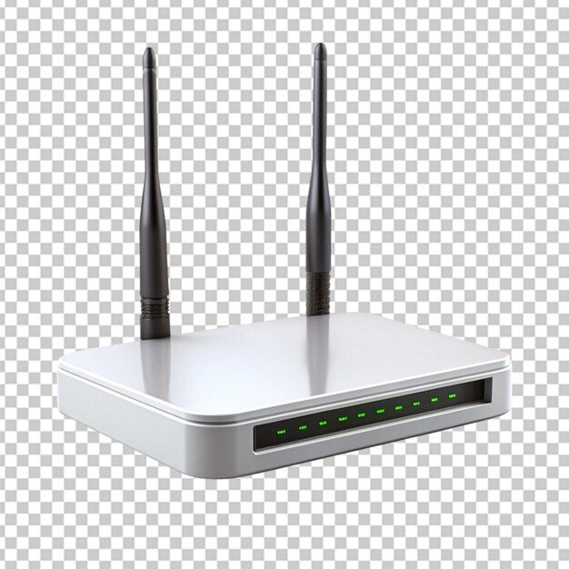 PSD lo sfondo trasparente del router wifi