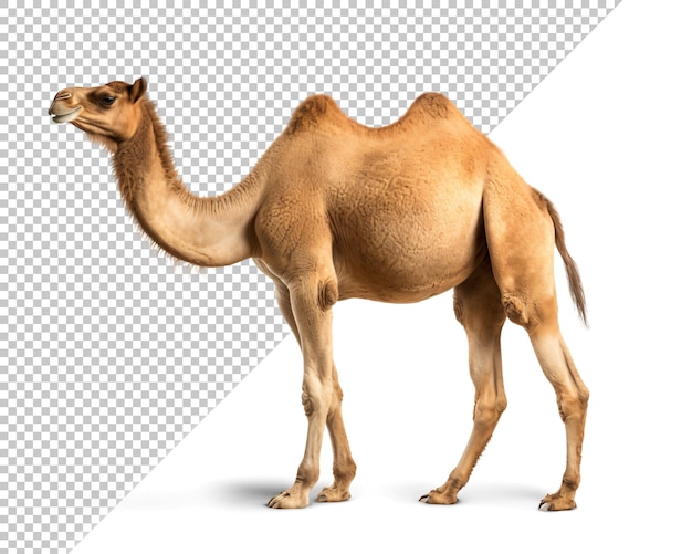 PSD wilde bactrian camel met twee bultjes