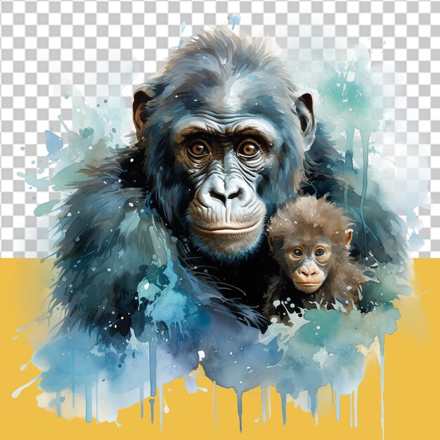 PSD wildlife day png illustration