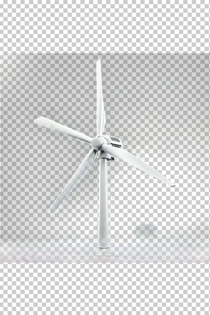 Windenergie Microwindturbines in 3D geïsoleerd op witte achtergrond