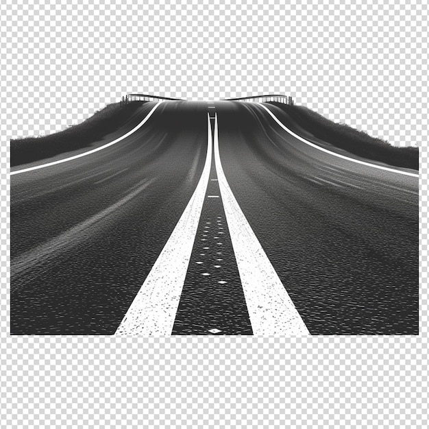 PSD winding road 3d