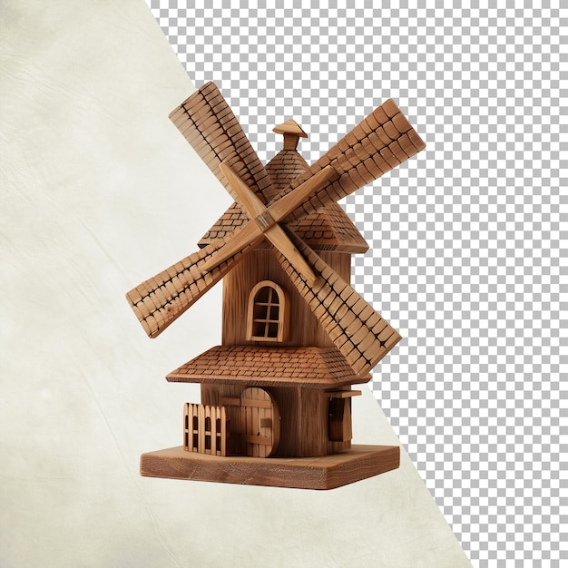 PSD windmill isolated on transparent background