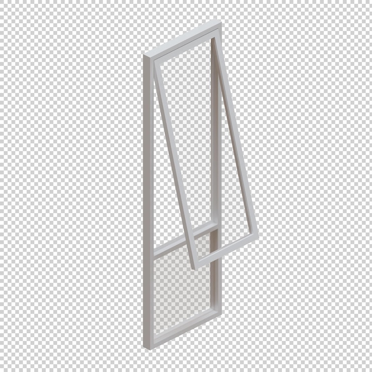 PSD элемент дизайна 3d-рендера окна