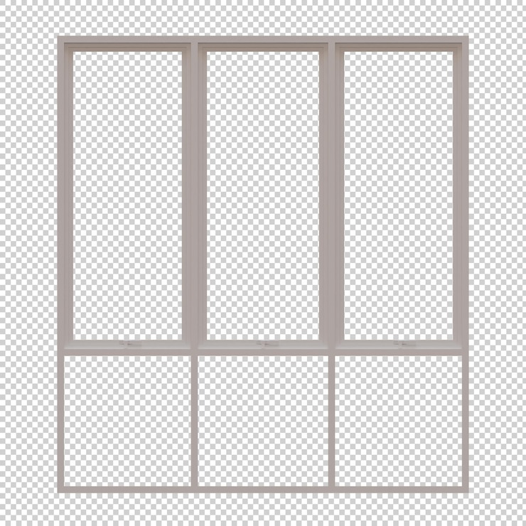 PSD ウィンドウ 3d レンダリング デザイン エレメント