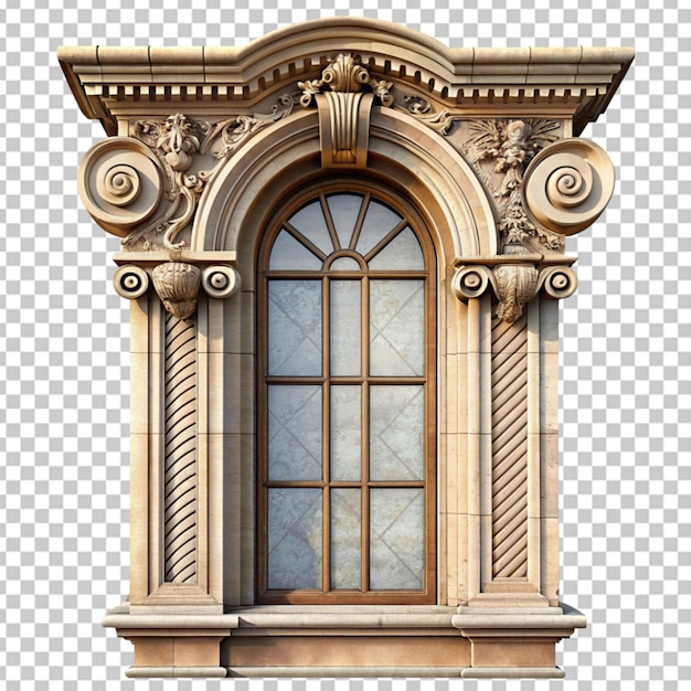 PSD window classic architecture element