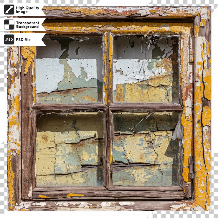 PSD a window with a yellow frame that says quot the number 1 quot on it