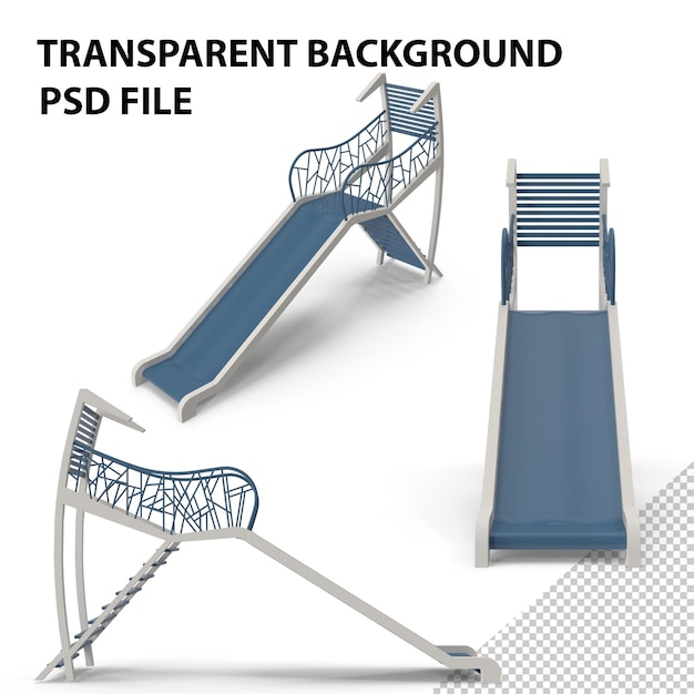 PSD 風の滑り台 2 png