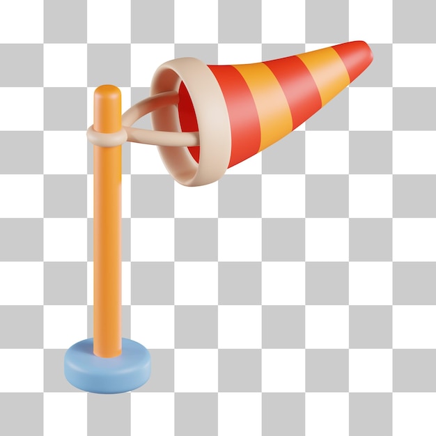 Windsock tool 3d icon