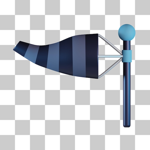 PSD windzak 3d pictogram