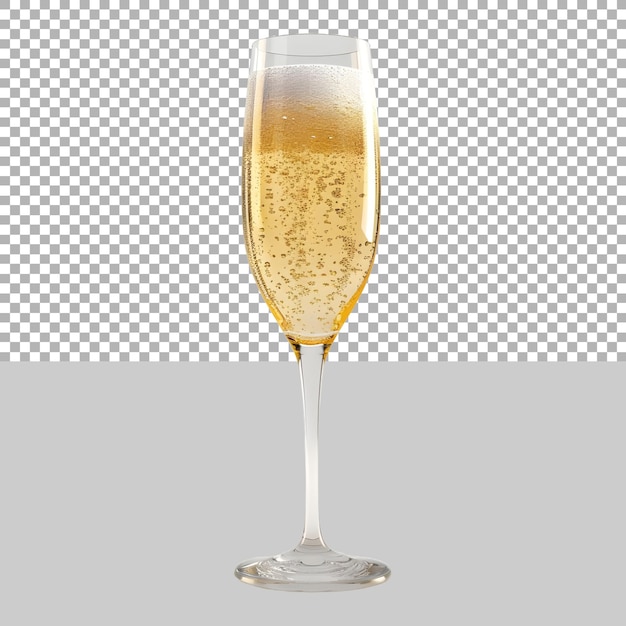 PSD wine glass on transparent background ai generated