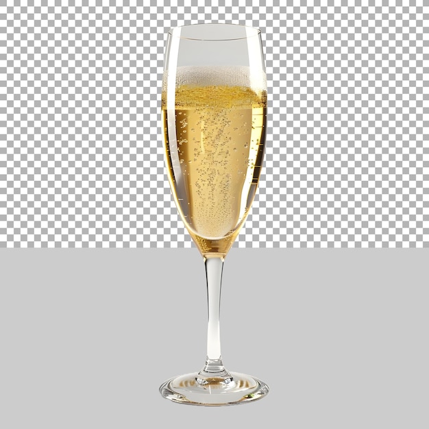 PSD wine glass on transparent background ai generated