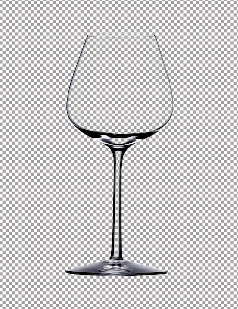 wine glasses isolated on the white background