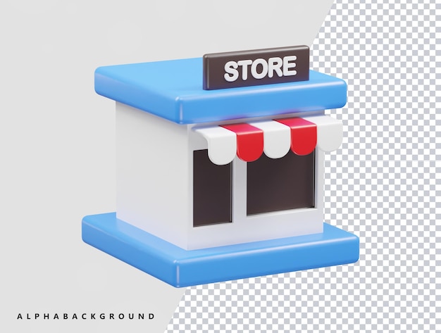 PSD winkel pictogram 3d-rendering illustratie vector