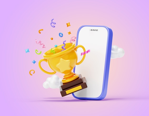 Winnaar achtergrondweergave