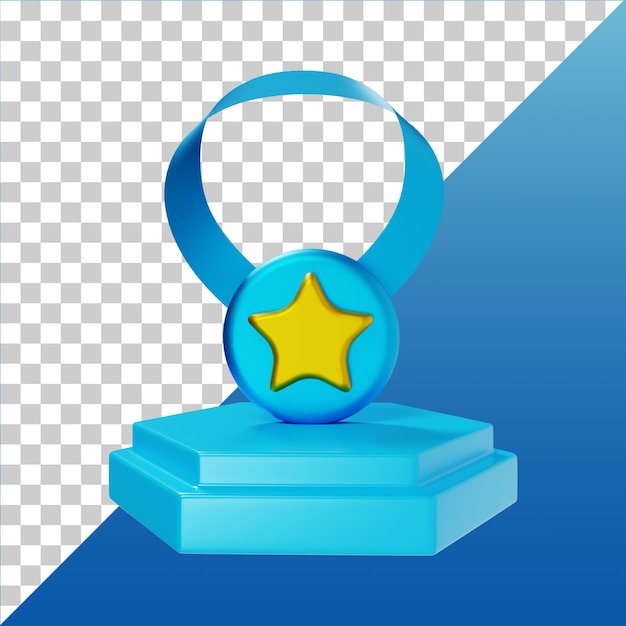 PSD Награда победителя с иконками подиума для мобильных веб-приложений ux ui