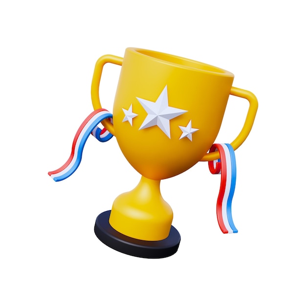 PSD winner trophy 3d icon