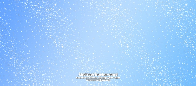 Winter Abstract Snowflake Texture Pattern with Color Customization and Transparent Background