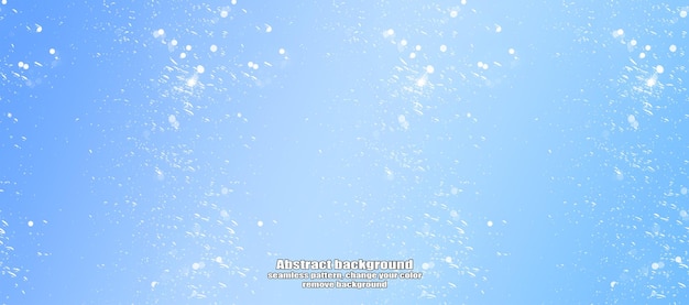 Winter abstract snowflake texture pattern with color customization and transparent background