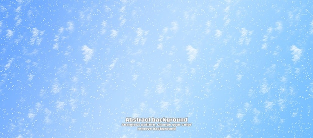 Winter abstract snowflake texture pattern with color customization and transparent background