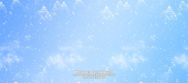 PSD winter abstract snowflake texture pattern with color customization and transparent background