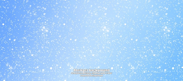 Winter Abstract Snowflake Texture Pattern with Color Customization and Transparent Background