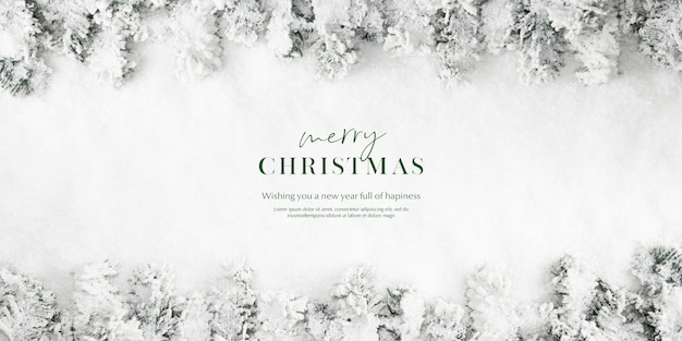 PSD winter background happy new year christmas background
