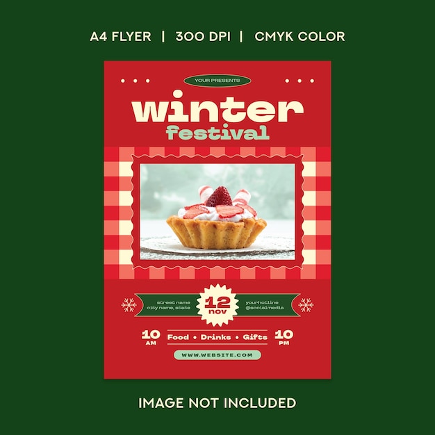 Winter festival flyer