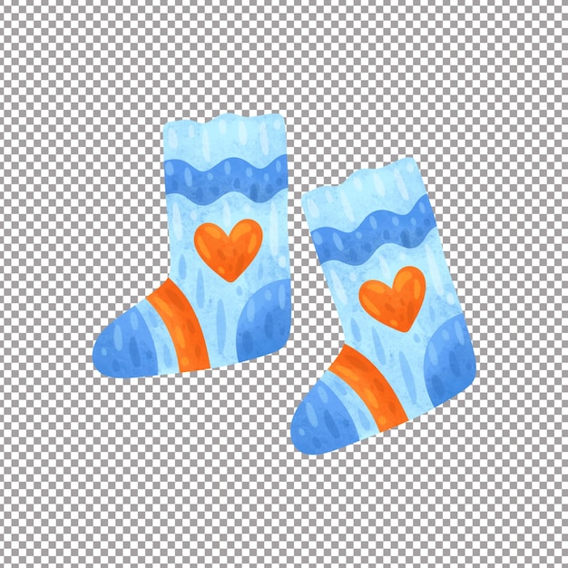 winter socks rendered file