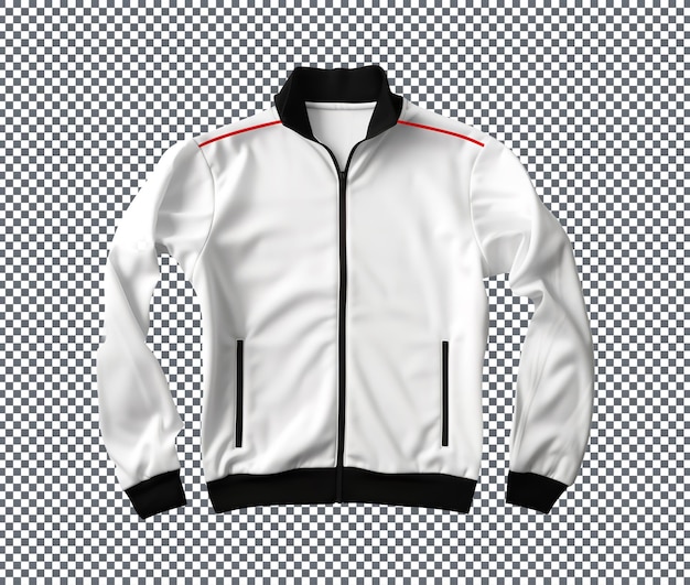 winter track jacket isolated on transparent background