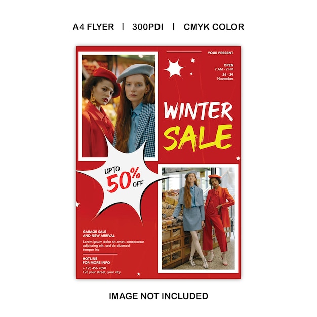 Winterverkoop flyer