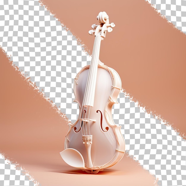 PSD wire body structure of a violin model