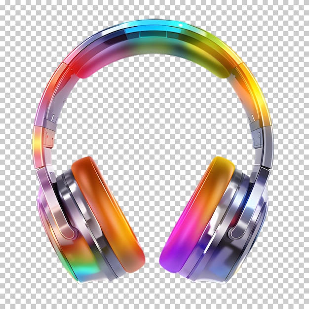 Wireless headphone png isolated on transparent background