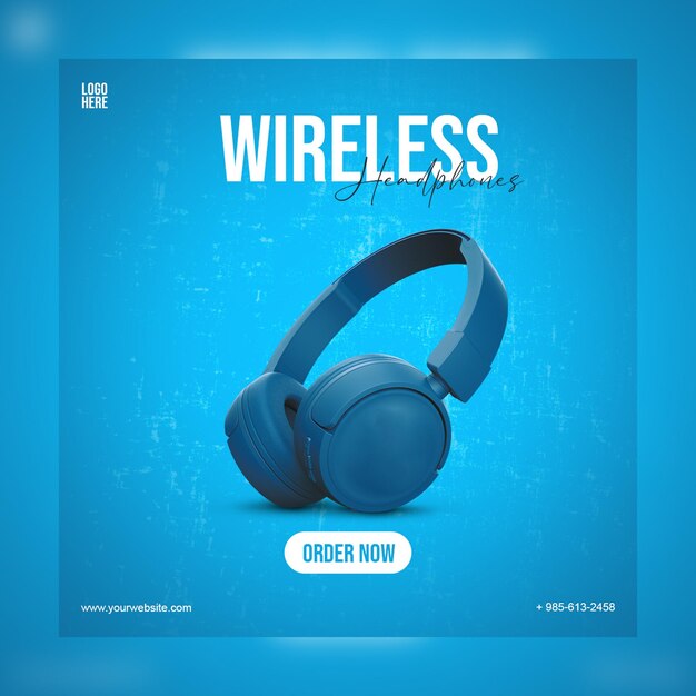 Wireless headphones psd