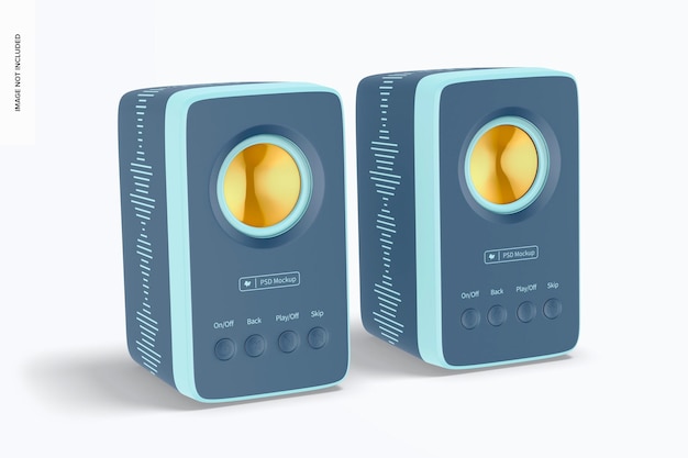 Wireless Speakers  Mockup