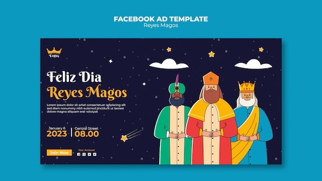 The wise men facebook template