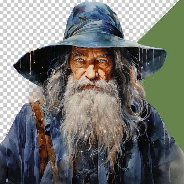 PSD wiseman png-illustratie