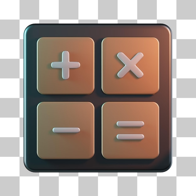 Wiskundige berekening 3D-pictogram