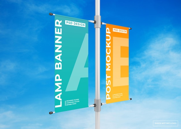 Wisząca Lampa Baner Reklamowy Plakat Makieta