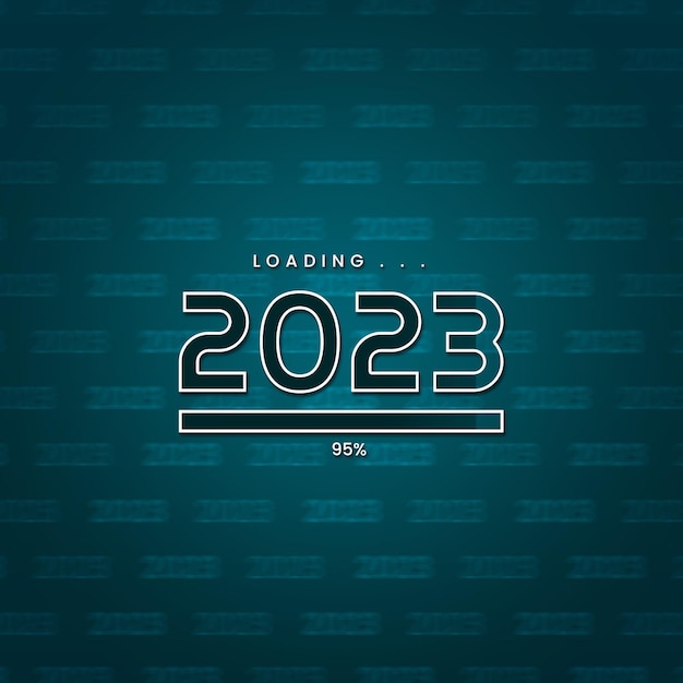 witamy 2023 projekt szablonu banera społecznościowego, nowy rok post na instagramie