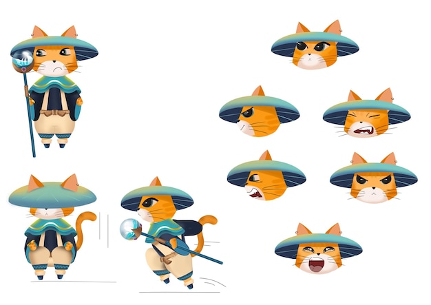 PSD witch cat emoji