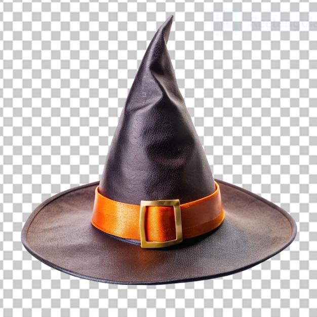 PSD cappello da strega halloween su sfondo trasparente